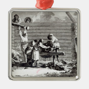 The Grinder Metal Ornament