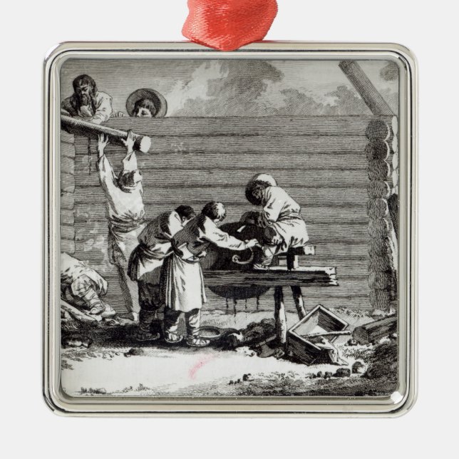 The Grinder Metal Ornament (Front)