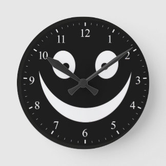 The Grinning Void Horror Wall Clock