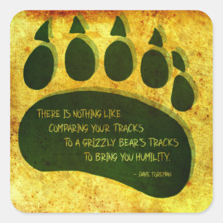 The Grizzly's Gift Square Sticker