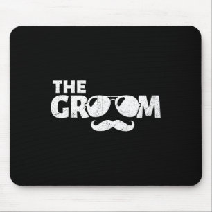 The Groom Bachelor Party Stag Groomsmen Wedding Te Mouse Pad