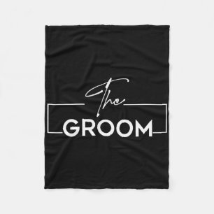 The Groom I Do Crew Bachelor Wedding Party Matchin Fleece Blanket
