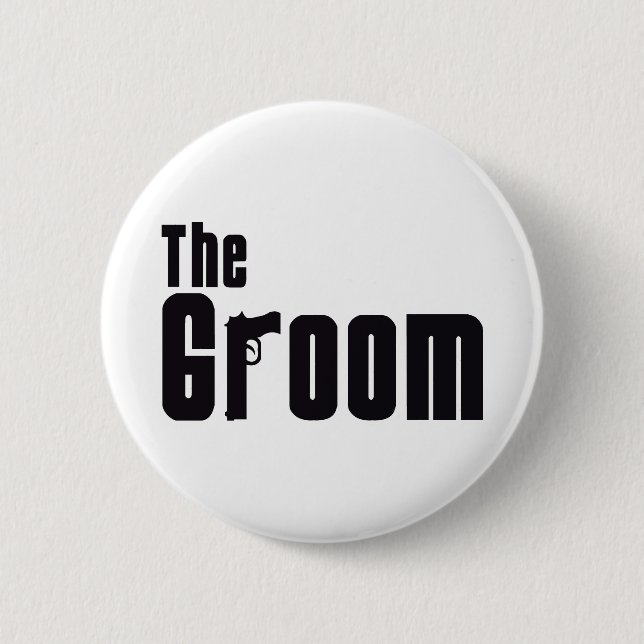 The Groom (Mafia) 2 Inch Round Button (Front)