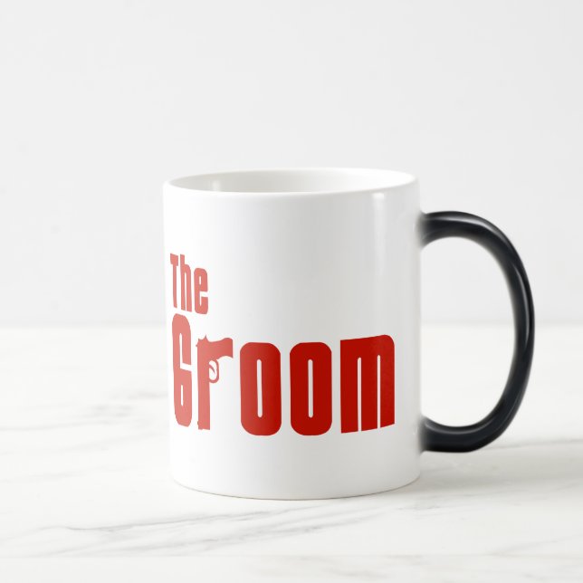 The Groom (Mafia Red) Magic Mug (Right)