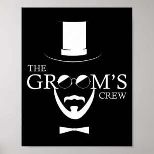 The Groom´s Crew Wedding  Poster