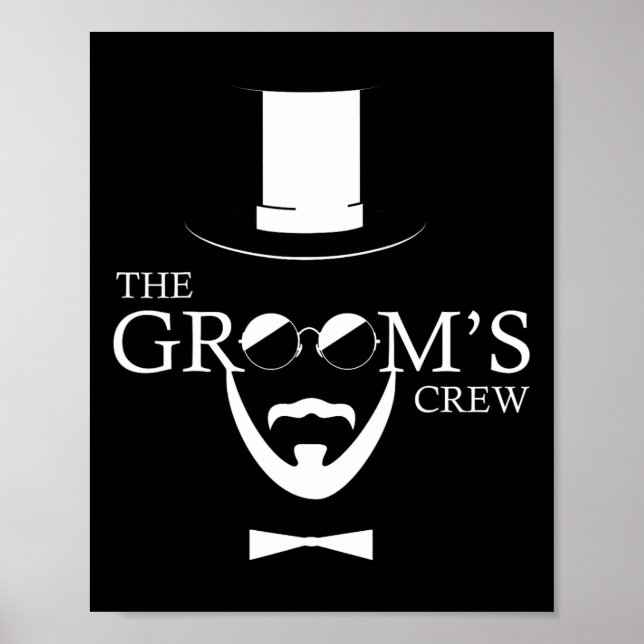 The Groom´s Crew Wedding  Poster (Front)