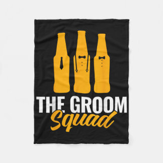 The Groom Squad Sungles Wedding Bachelor Party Gro Fleece Blanket