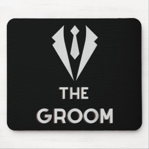 The Groom Squat Bachelor Supplies Party Wedding Mouse Pad