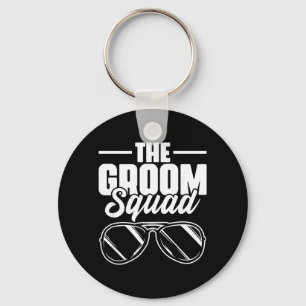 The Groom Team Sungles Wedding Bachelor Party Keychain