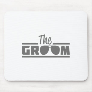 The Groom Vintage Men Wedding Day Groom To Be  Mouse Pad