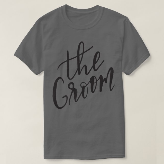 The GroomBlk Lettering  T-Shirt (Design Front)