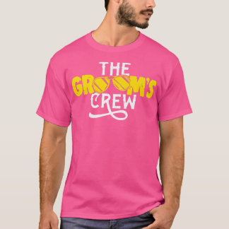 The Grooms Crew Wedding Funny Bachelor Party  T-Shirt