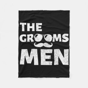 The Groomsmen Bachelor Party Stag Groomsmen Weddin Fleece Blanket