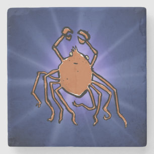 the groovy sea spider stone coaster