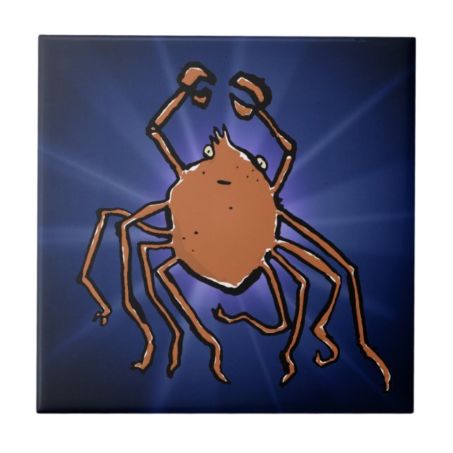 the groovy sea spider tile (Front)