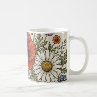The Groovy Vintage Wilflower Coffee Mug