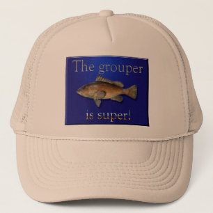 The grouper is super fishing hat