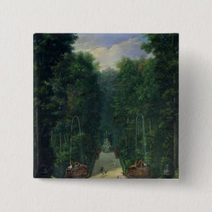 The Groves of Versailles 2 Inch Square Button