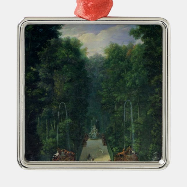 The Groves of Versailles Metal Ornament (Front)