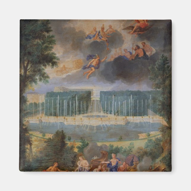 The Groves of Versailles. View of pool of Neptune Magnet (Front)