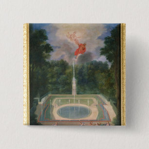 The Groves of Versailles with Mars 2 Inch Square Button