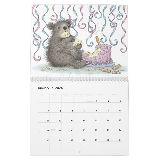 The Gruffies® Calendar (Jan 2026)