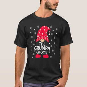 The Grumpa Gnome Matching Family Christmas Pyjamas T-Shirt