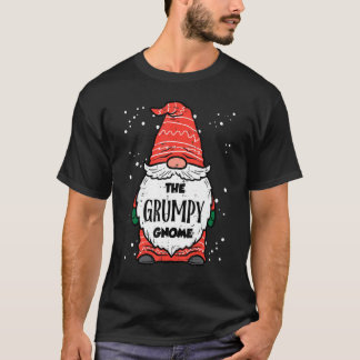 The Grumpy Gnome Xmas Matching Christmas Pyjamas F T-Shirt