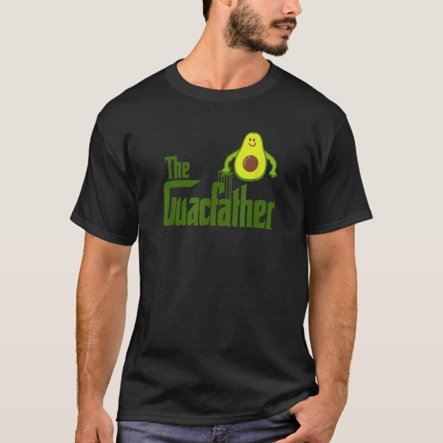 The Guac Father Funny Guacamole Avocado Lover Gift T-Shirt (Front)