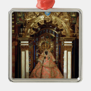 The Guadalupe Madonna Metal Ornament
