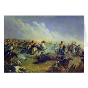 The Guard hussars attacking near Warsaw