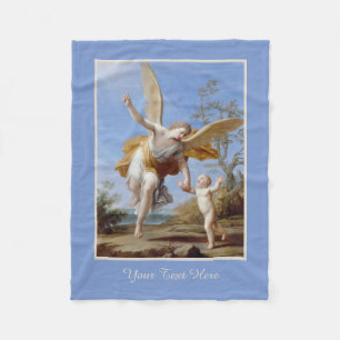 "The Guardian Angel"  custom fleece blanket