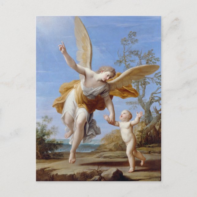 "The Guardian Angel" postcard (Front)