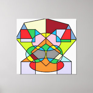 The Guardian - Etude No. 5: Symmetry of Protection Canvas Print