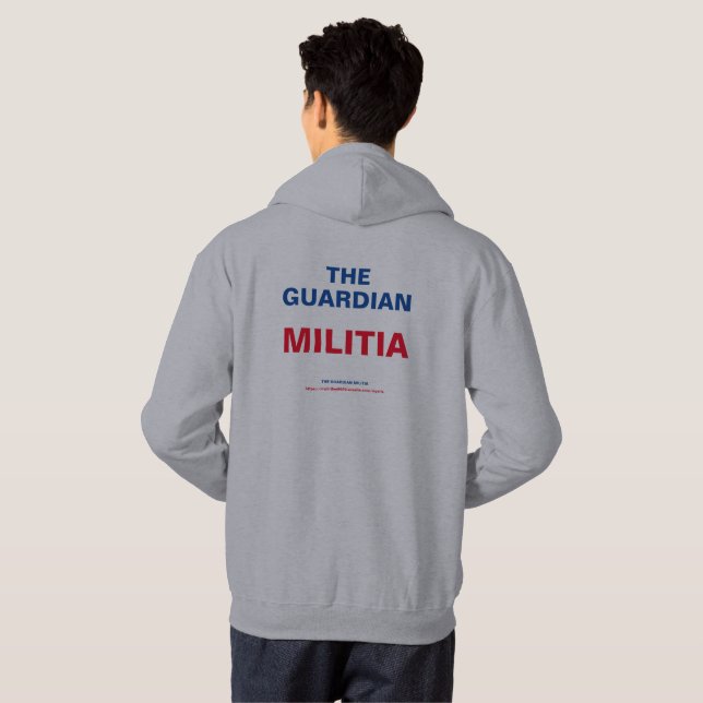 The Guardian Militia Mens Hoodie (Back Full)