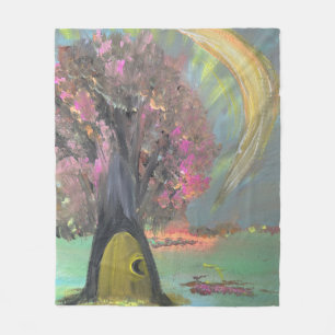 The guardian of silent secrets fleece blanket