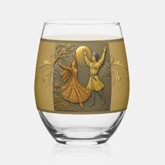 The Guardians of the Dance Drinkware Set Stemless Stemless Wine Glass