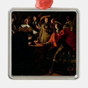 The Guards Smoking, 1643 Metal Ornament