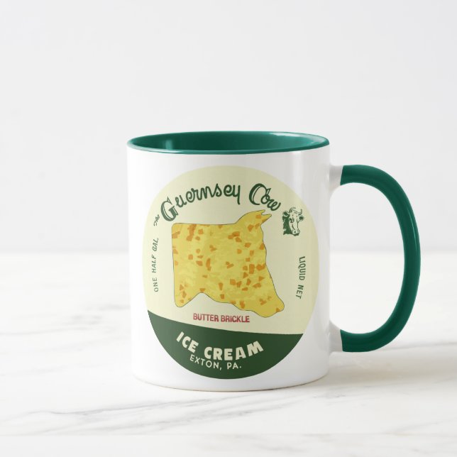 The Guernsey Cow Butter Brickle Ice Cream Mug (Right)
