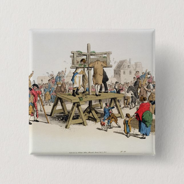 The Guilty 2 Inch Square Button (Front)