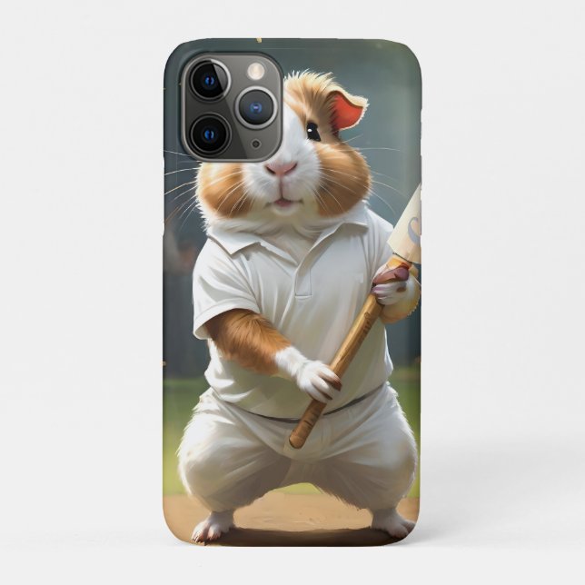The Guinea Pig Cricketer: Dressed in Whites,  Case-Mate iPhone Case (Back)