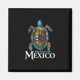 The Gulf Of Mexico Edm Music Rave Dance Sea Turtle Magnet