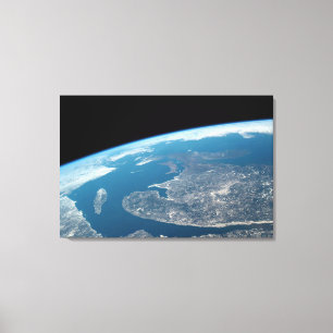 The Gulf Of St. Lawrence And Canada. Canvas Print