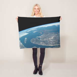 The Gulf Of St. Lawrence And Canada. Fleece Blanket