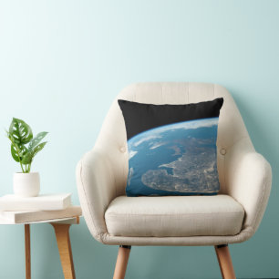 The Gulf Of St. Lawrence And Canada. Throw Pillow