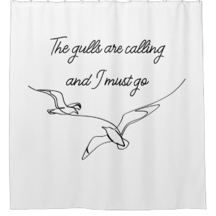 The gulls are calling and I must go Seagull art 
