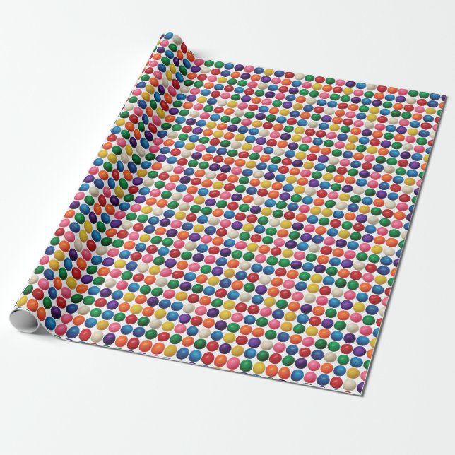 The Gumball Machine Wrapping Paper (Unrolled)