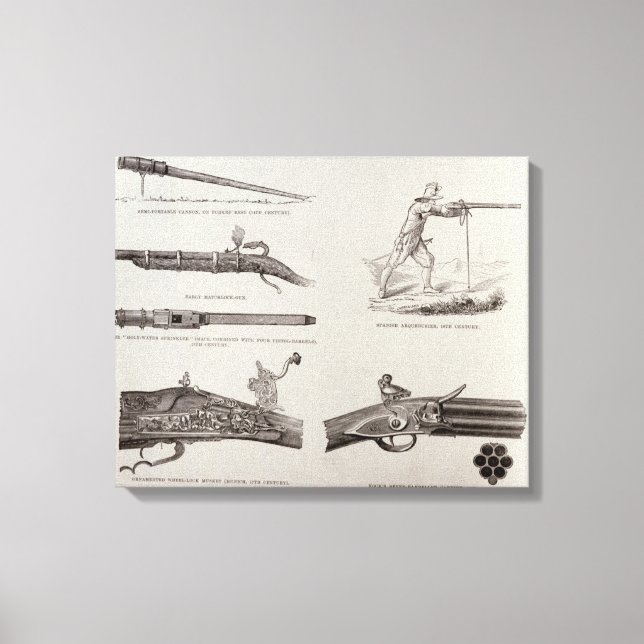 The Gun and its Development Canvas Print (Front)