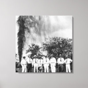 The Gusher Canvas Print