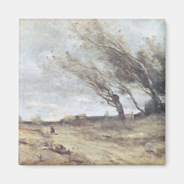 The Gust of Wind, c.1865-70 Magnet (Front)